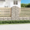 Cesta gaviones forma arco hierro galvanizado 100x30x200/220 cm