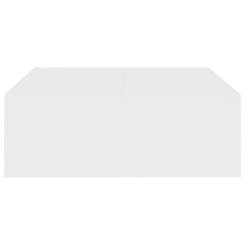 Mesa de centro madera contrachapada blanco 100x100x35