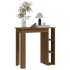 Mesa alta con estante marrón roble 102x50x103,5
