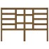 Cabecero de cama madera maciza de pino marrón miel 141x4x104