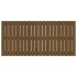 Cabecero cama pared madera maciza pino marrón miel