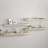 Estantes flotantes de pared 4 uds MDF roble 90x23,5x3,8