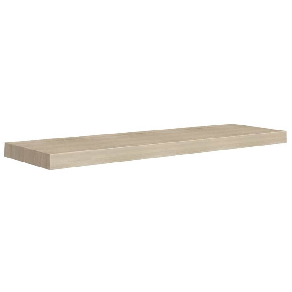 Estantes flotantes de pared 4 uds MDF roble 90x23,5x3,8