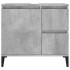 Armario de baño madera contrachapada gris hormigón 65x33x60
