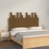 Cabecero cama pared madera maciza pino marrón miel