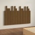 Cabecero cama pared madera maciza pino marrón miel
