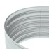 Arriate de acero galvanizado plateado 80x80x44
