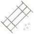 Reja de seguridad ajustable ventana con 3 barras