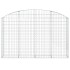 Cesta gaviones forma arco hierro galvanizado 200x30x120/140