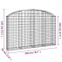 Cesta gaviones forma arco hierro galvanizado 200x30x120/140