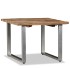 Mesa de centro de madera maciza reciclada 55x55x40