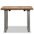 Mesa de centro de madera maciza reciclada 55x55x40