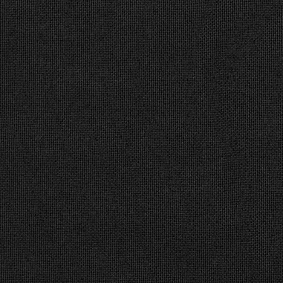 Cortinas opacas con ojales look de lino 2 pzas negro 140x245