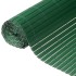 Nature Valla cañizo de ocultación jardín doble cara PVC verde 1x3