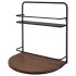 Ambiance Mueble bar con estante plegable 56x42x61,5