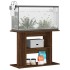Soporte para acuario madera ingeniería roble marrón 80x35x60