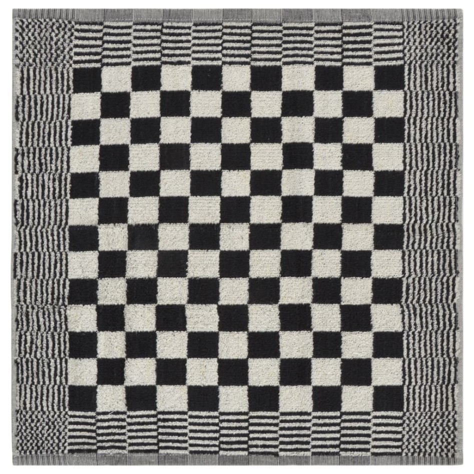 Juego de paños 50 unidades algodón negro y