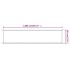 Toldo vertical tela oxford gris taupé 60x1200