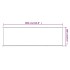 Toldo vertical tela oxford azul 100x800