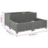Arriate polipropileno 80x80x38