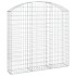 Cesta gaviones forma arco hierro galvanizado 150x30x140/160