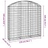 Cesta gaviones forma arco hierro galvanizado 150x30x140/160