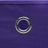 Cajas de almacenaje con tapas 10 uds tela morado 32x32x32