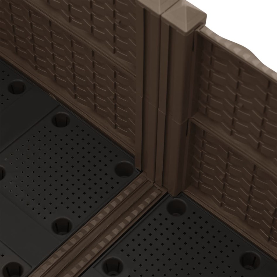 Arriate de polipropileno 80x80x38