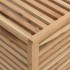 Cesto para la ropa madera maciza de nogal 45x45x65