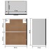 Armarios colgantes 2 uds madera contrachapada negro 50x31x60