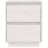 Mesita de noche madera maciza de pino blanco 40x35x50