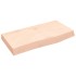 Estante de pared madera maciza roble sin tratar 60x30x(2-6)