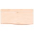 Estante de pared madera maciza roble sin tratar 60x30x(2-6)
