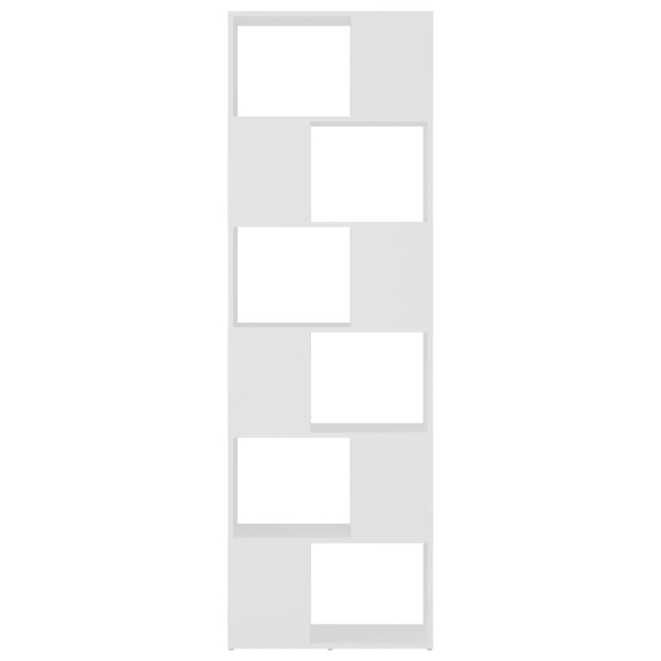 Estantería divisor de espacios blanco 60x24x186