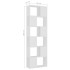 Estantería divisor de espacios blanco 60x24x186
