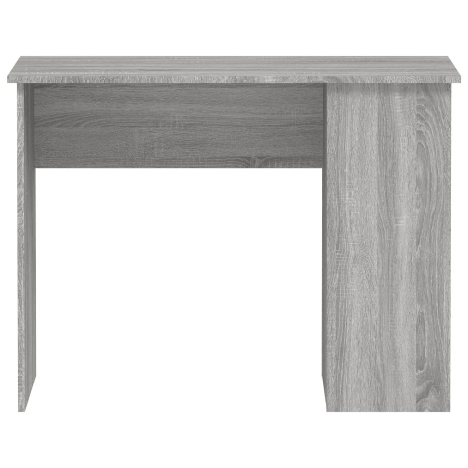 Escritorio de madera contrachapada gris Sonoma 100x55x75