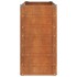 Arriate oxidado de acero corten 100x40x77