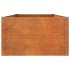 Arriate oxidado de acero corten 160x80x45