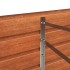 Arriate oxidado de acero corten 160x80x45