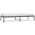 Estructura de cama sin colchón metal negro 75x190