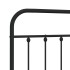 Cabecero de metal negro 160