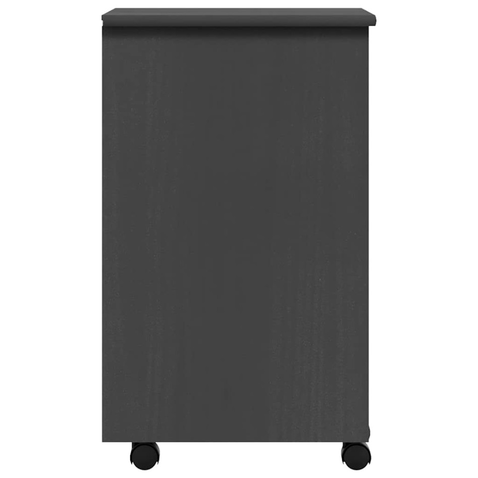 Cajonera con ruedas MOSS madera maciza de pino