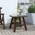 Mesa auxiliar madera maciza abeto 49x49x50