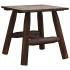 Mesa auxiliar madera maciza abeto 49x49x50