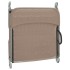 Tumbonas plegables 2 uds acero y textilene gris
