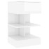 Mesitas de noche 2 unidades blanco brillo 40x35x65