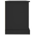 Mueble para TV madera contrachapada negro 73x35,5x47,5