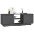 Mueble de TV madera maciza de pino gris 110x30x40