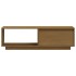 Mueble de TV de madera maciza pino marrón miel 110x30x33,5