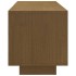 Mueble de TV de madera maciza pino marrón miel 110x30x33,5